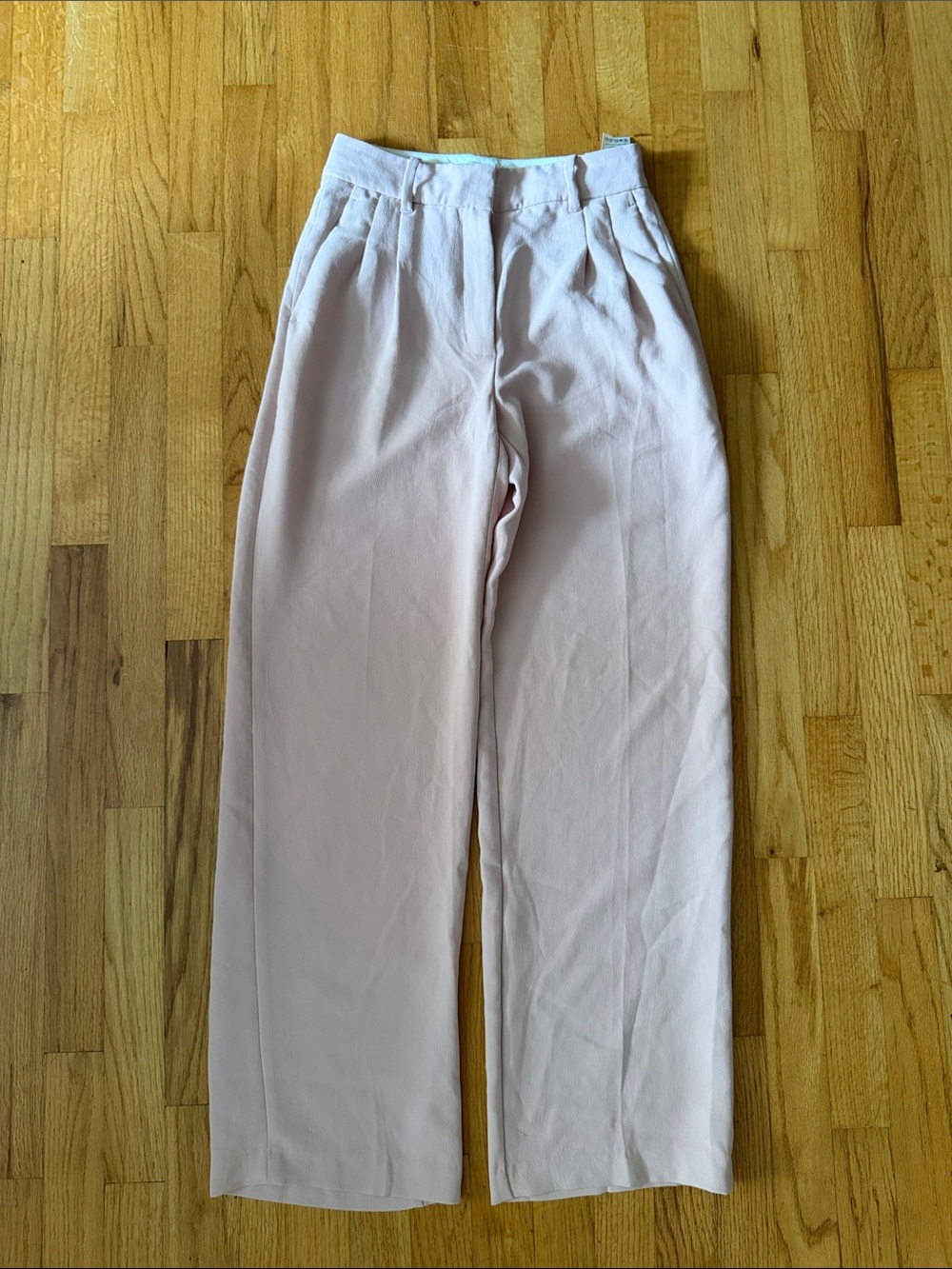 Baby pink effortless pants 🩰